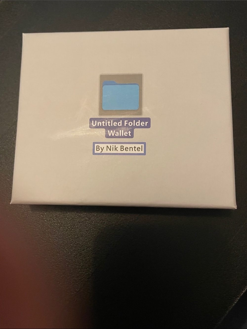 Untitled Folder Wallet by - Nik Bentel